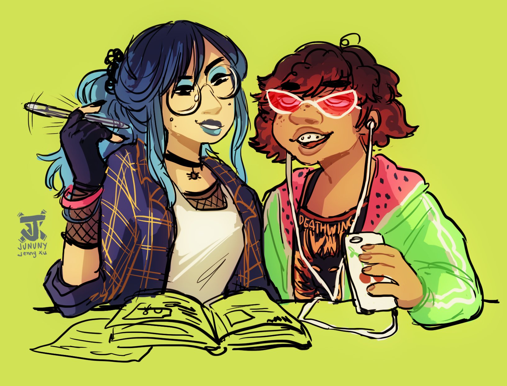 j on Twitter: "i havent drawn in ages but heres humanstuck vriska and terezi  ::::) https://t.co/jaVWhr5Yi7" / Twitter