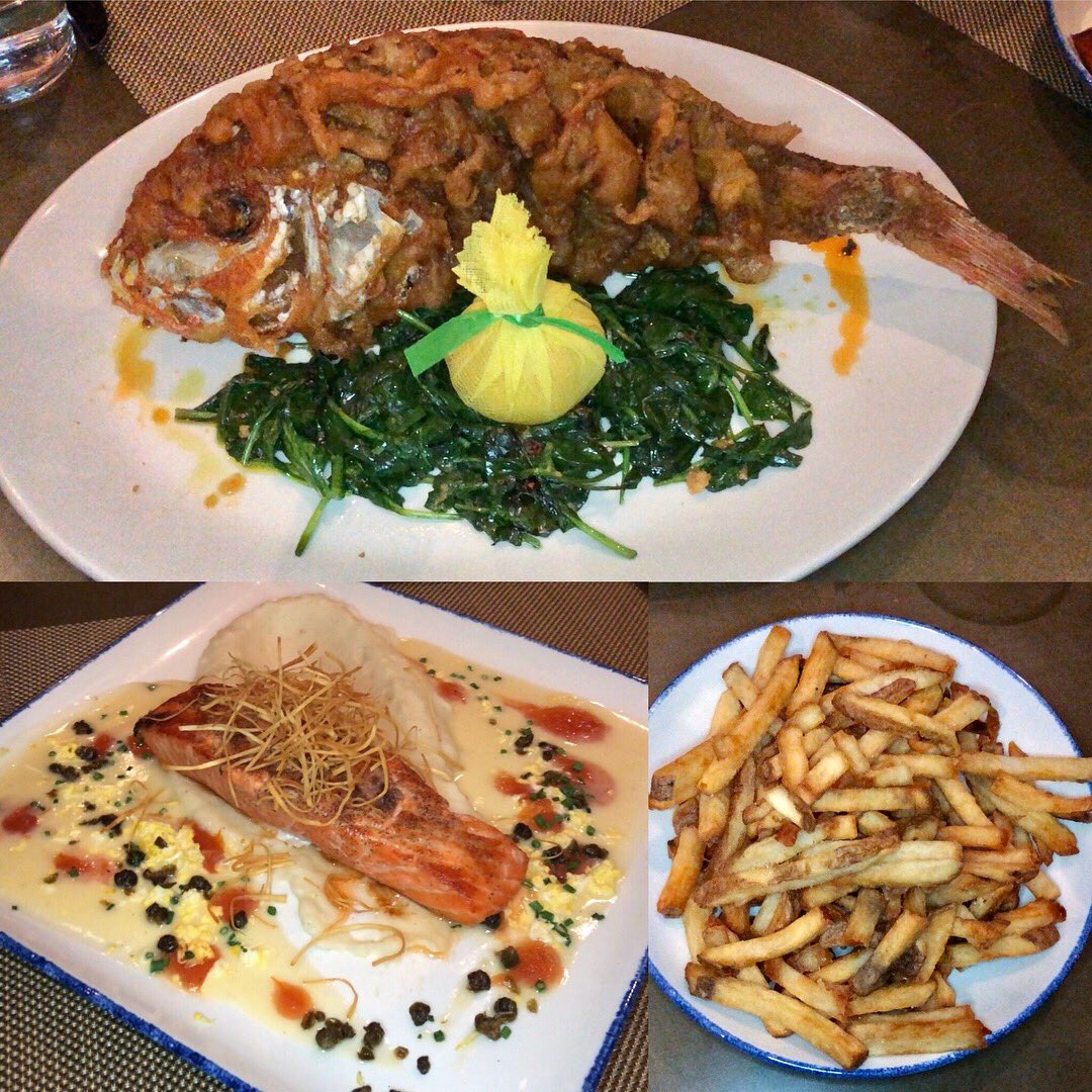 So much seafood! 🐟🦀🍤

(And French fries that are deep-fried in clarified butter which have now ruined all others for me. 🍟)