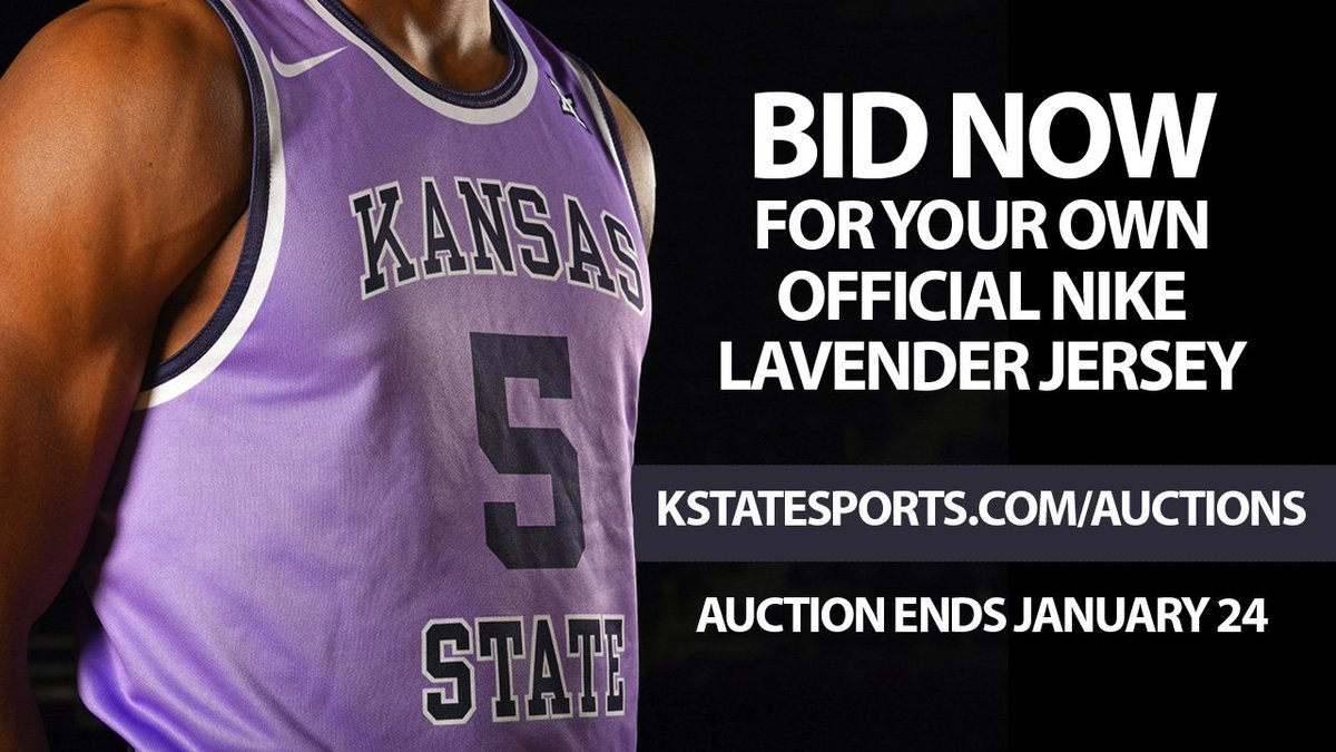 k state lavender jersey