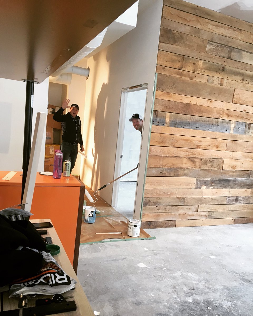 NewScotlandCo's tweet photo. Painting day! #openingsoon #2weeksfromtoday 😊 #downtowndartmouth https://t.co/AyTHeVvQyX