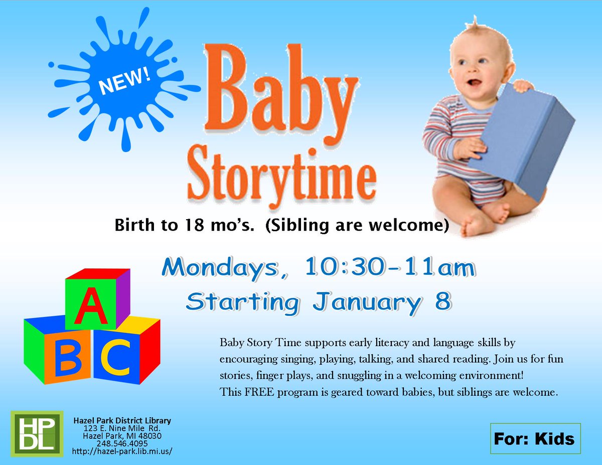 Hazel Park Library (HPMLibrary) Twitter