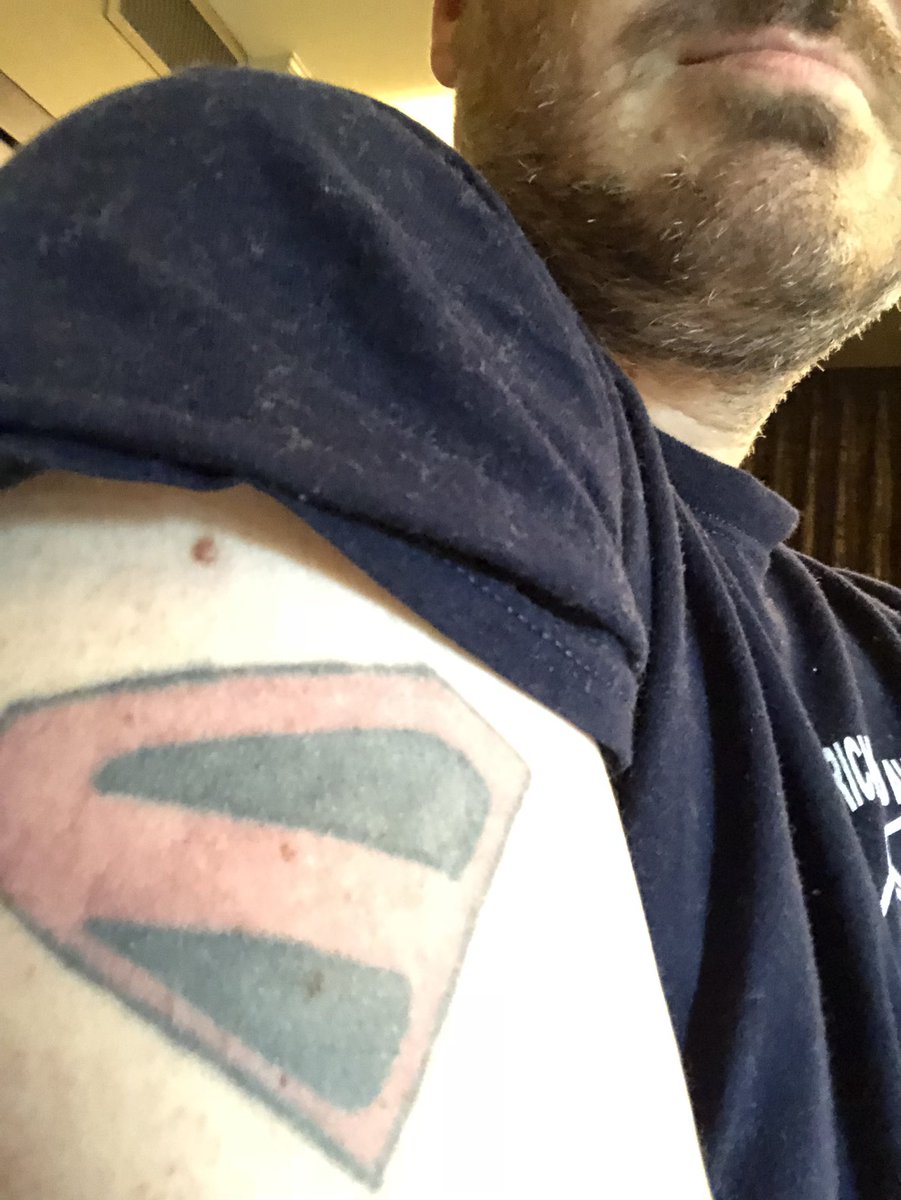 Right upper arm  tattoo