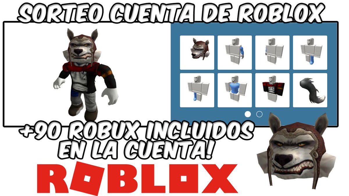 Troyanonano Usa El Codigo Troyanito בטוויטר Mega Sorteo De Roblox Sorteo De Cuenta De Roblox Troyanomalo Incluye 2 Accesoriosde Pago 90 Robux Para Invertirlos En Lo Que Desees Requisitos - imagenes de cuentas de roblox con robux