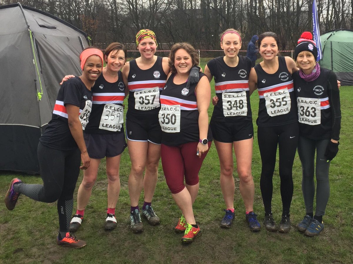 ManYMCAHarriers's tweet photo. Cracking run from our Ladies team at XC today - 2nd place Ladies / 2nd place V35 and 1st place V40! Well done 🏆🏆🏆 #SECCL #XC #manchesterrunningclub #ManYMCAHarriers https://t.co/QvyllogGHx