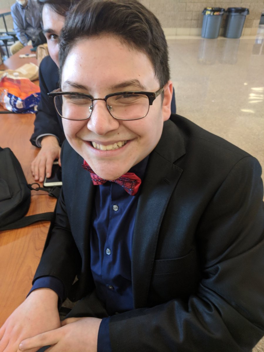 STCESpeechTeam's tweet photo. Congratulations to sophomore Joseph Madonado for winning 7th place in Radio Speaking at the Upstate 8 Conference Tournament! #saintspride https://t.co/HXIhf1qoPP