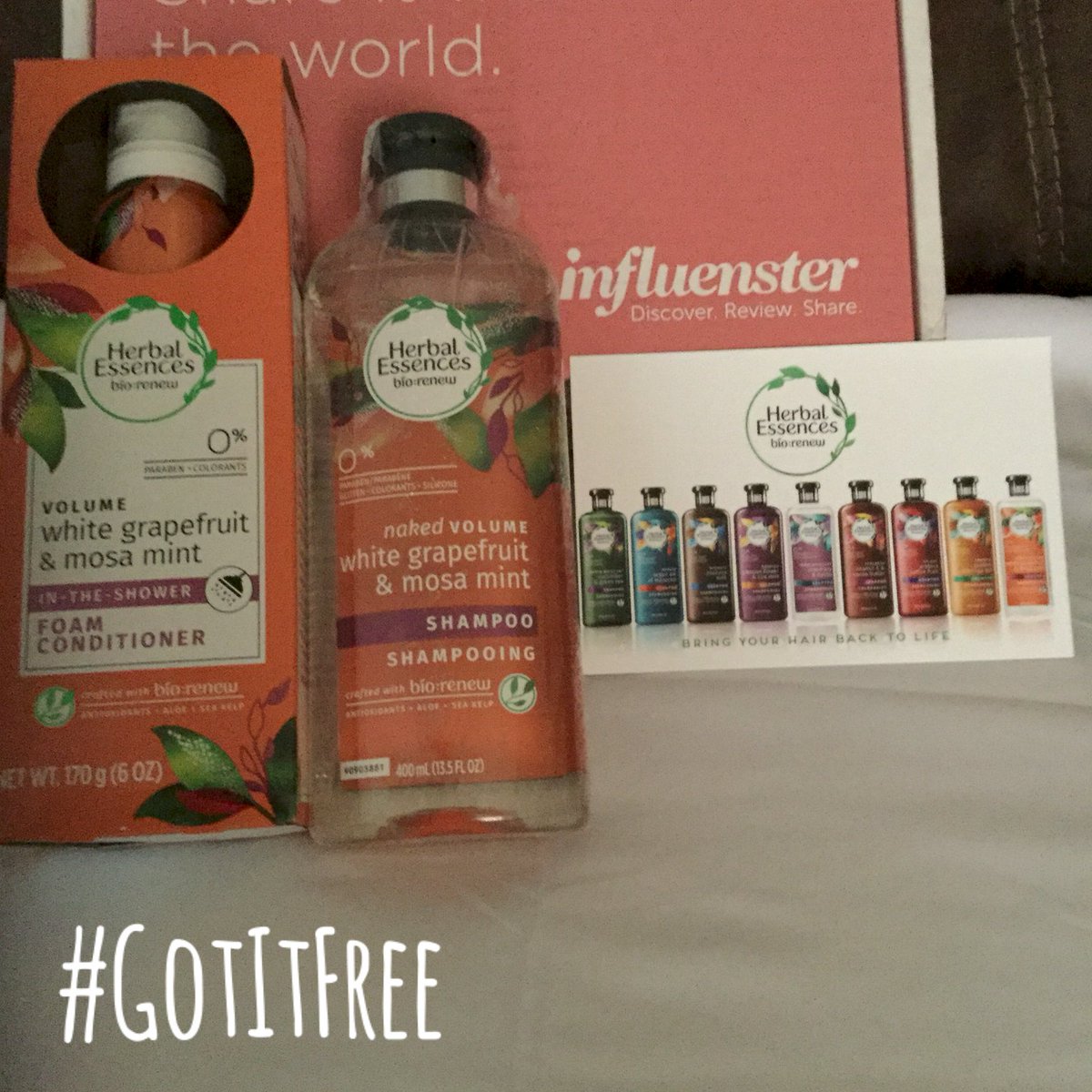 tricket74's tweet image. If you’ve not signed up for #Influenster , you’re seriously missing out! #GotItFree #HerbalEssences #Voxbox influenster.com/notifications/…