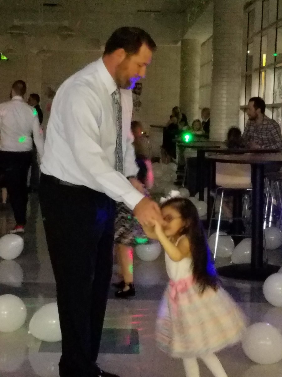 FRHSCheerNation's tweet photo. @BrandonClay88 hitting the dance floor with the best date in town! #DDDance #RidgeCheer #RidgeNation #ItsBetterAtTheRidge #PantherPride #OurCoachesAreBetterThanYours https://t.co/R95JY4TiHe