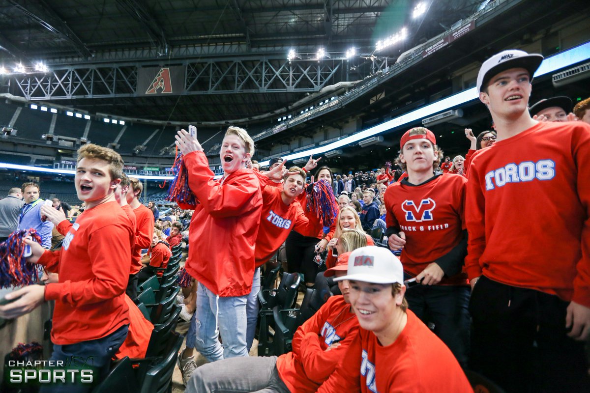 Chapter_NEXT's tweet photo. @MVHSStuco @MVToro_Football @MVTAthletics @MVTBoosters Toros fans were MVPs today at the @ArizonaAIA State Cheer Championship! @AZPreps365 #Spirit #ShowingSomeLove #RepresentMVHS https://t.co/CHd0CsOF50