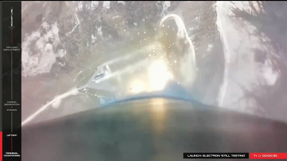 ShuttleAlmanac's tweet image. LIVE - LIFTOFF 6 of @RocketLab #Electron #StillTesting from New Zealand