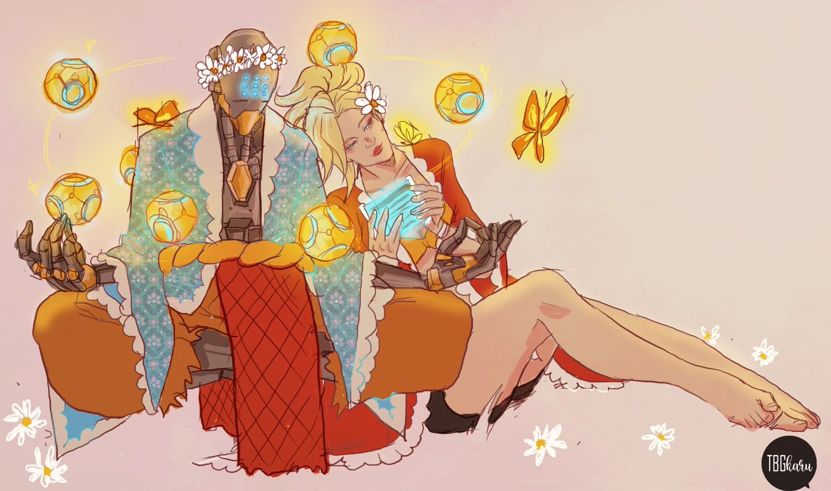 tbgkaru's tweet photo. some of my favorite dynamics, there will be more! 🙏#mercyatta #mcgenji #widowhanzo #anahardt https://t.co/RlB6s4z5o7