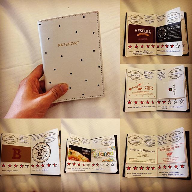 Outdoor_Sherman's tweet photo. Keeping track of all the places we ate during our New York City trip in my Food Passport! Thanks @leanne_hunter for such an amazing, useful, and cute gift!! #foodpassport #whatafoodieneeds #foodie #food #montrealfoodie #mtlfoodie #triptonyc #amazinggift https://t.co/bqHlqN89Go https://t.co/qEgIsAw1dL