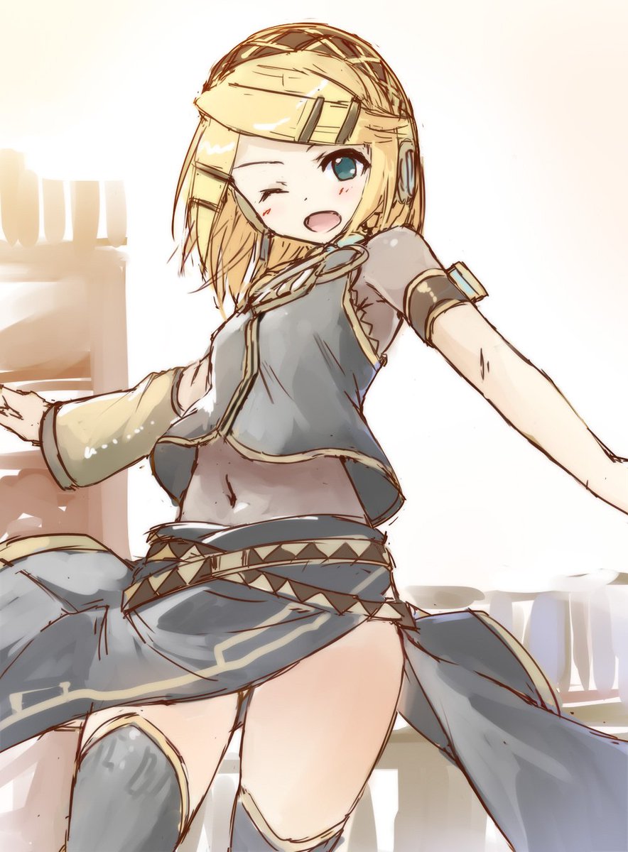 鏡音リン 「普段ホットパンツのリンちゃんがこういう衣装だとガードが甘くなる感じいいと思います」|大堂(daidou)のイラスト
