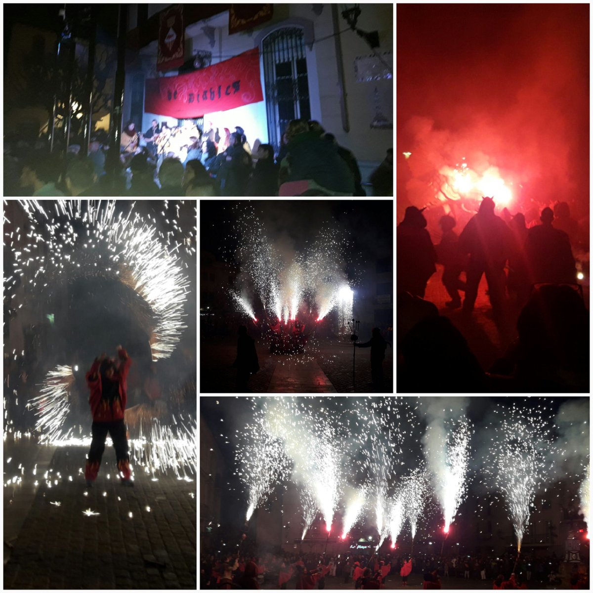 CPTabaran's tweet photo. Brutal l'espectacle de celebració dels 35 anys del Ball de Diables de #Mollet. 
Moltes felicitats, colla ! #Focfoc #Molletcrema #CPTabaran https://t.co/cb33QpYt4Q
