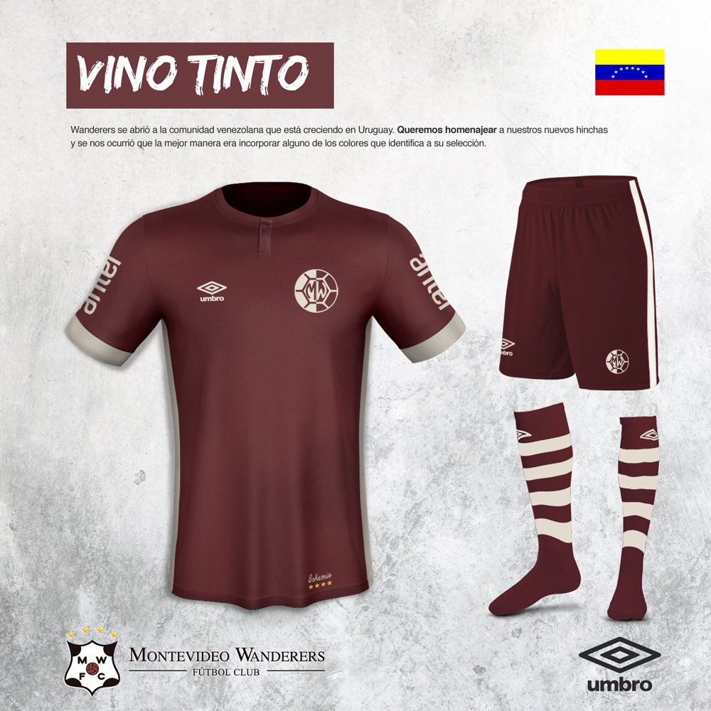 👕⚽️ Vestidos de Gala|

Wanderers se viste de gala para la #CopaLibertadores. Queremos homenajear a nuestros nuevos hinchas de Venezuela.

👉🏻 mwfc.com.uy/vestidos-gala-…

#BohemioElegante
