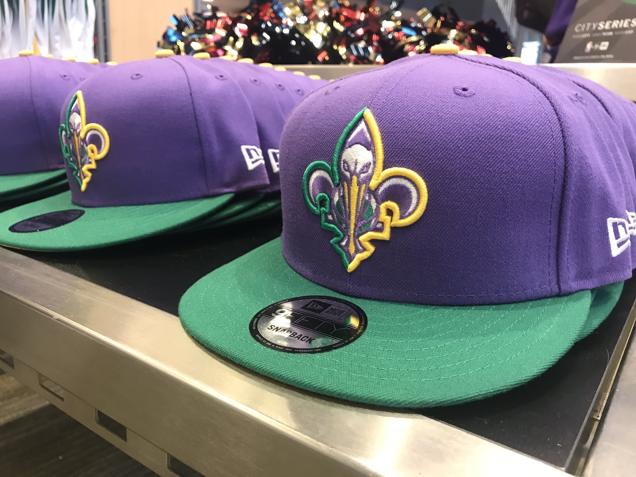 New Orleans Pelicans on X: Our City edition Mardi Gras gear is on the  racks at the Pelicans Team Shop! Stop by and suit up 🛍 #PelicansGameday
