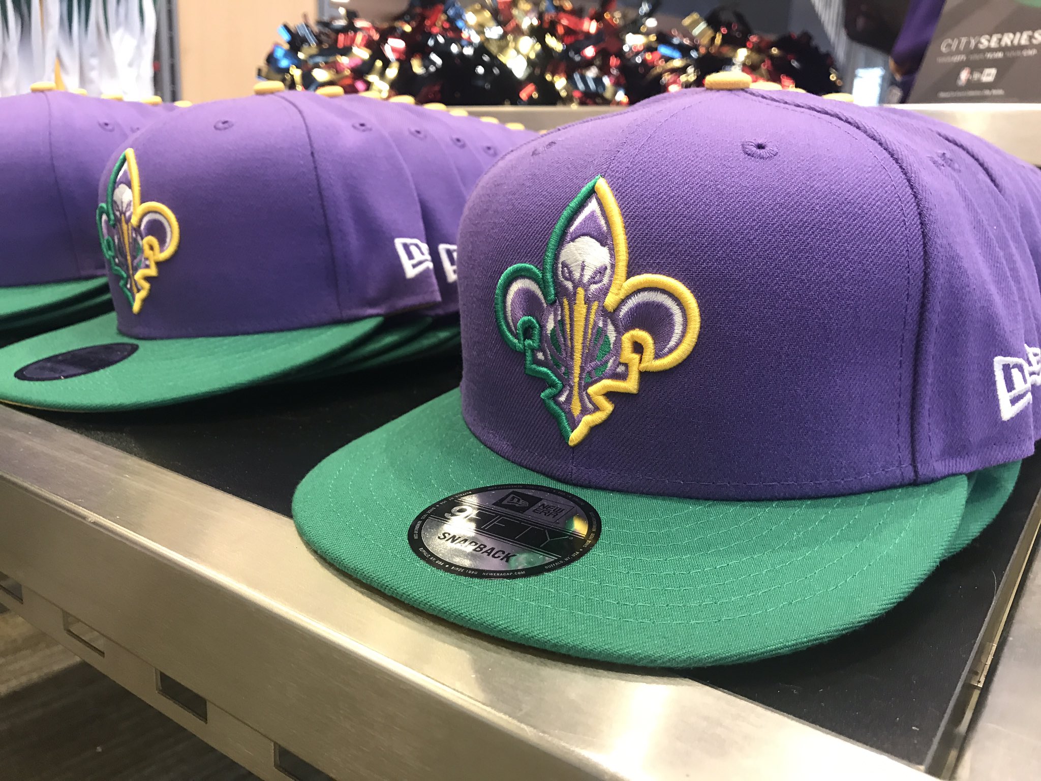 New Orleans Pelicans on X: Mardi Gras gear available at the Pelicans team  shop! #doitBIG  / X