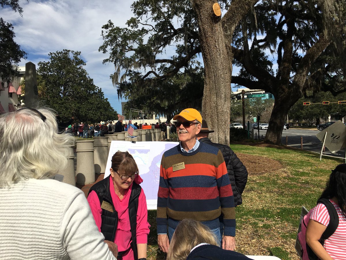 DCRackleff's tweet image. Great rally in front of the FL capitol on the anniversary of trumps election. @bobrackleff was there getting signatures to flip FL CD-2! #flippable #resist #indivisible