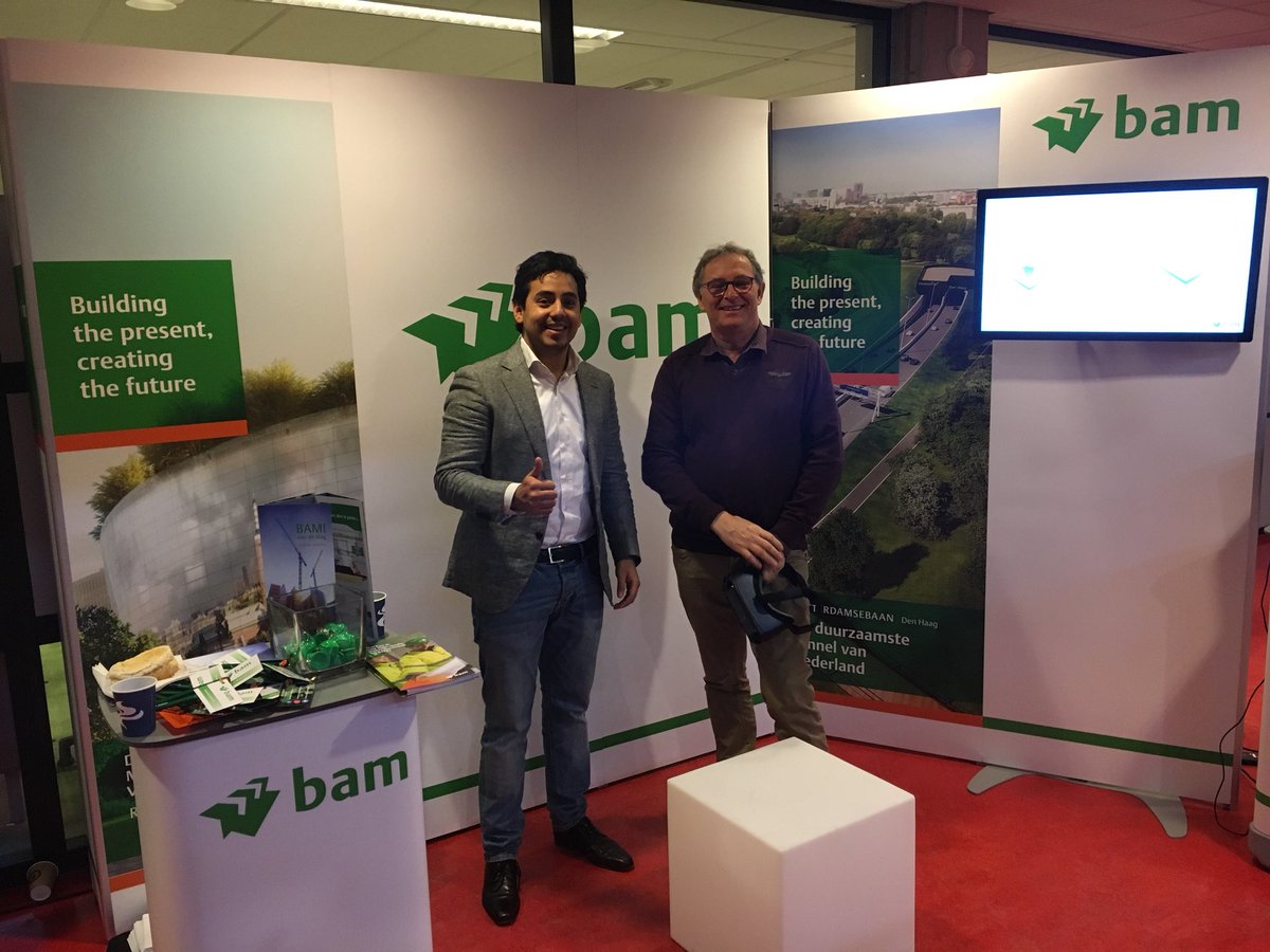 Vandaag met BAM aanwezig op de open dag van het ROC Amsterdam. Veel potentiële nieuwe techneuten ontmoet.