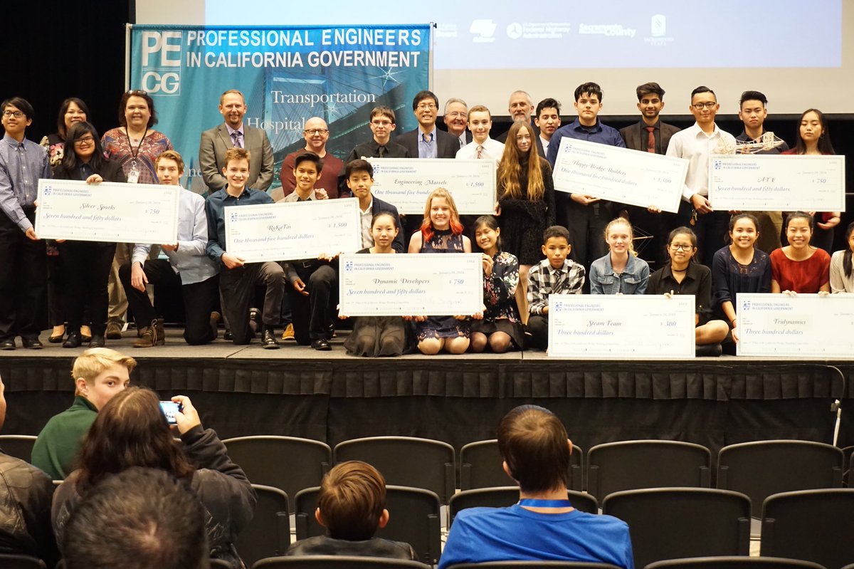 PREPfoundation's tweet photo. A special thank you to all of our sponsors, @USDOTFHWA @AirResources and @PECG members for helping build the next generation of #FutureEngineers! #CABridgeComp #PREP https://t.co/PvYb6vjRZ5