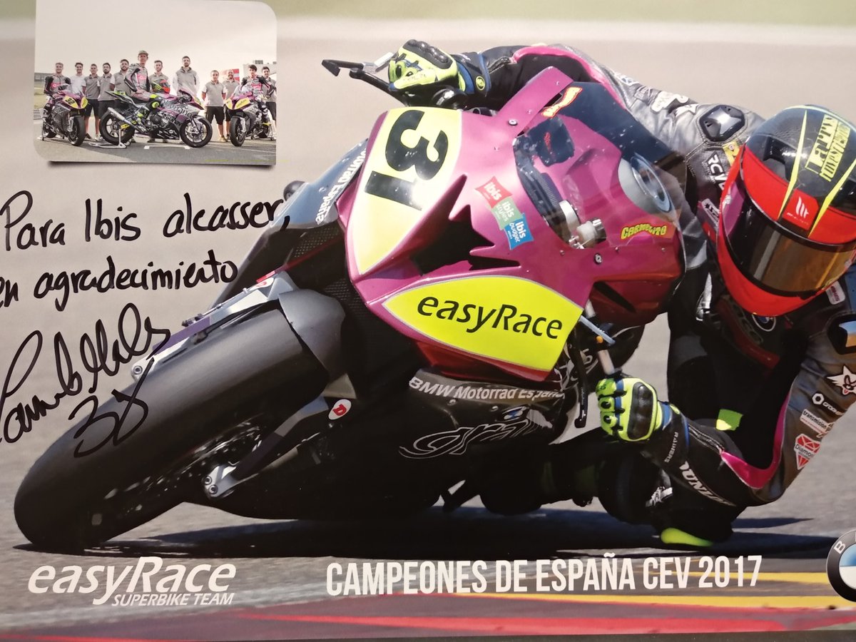 Enhorabuena campeones!!!!
Os esperamos la próxima temporada en <a href="/IBBALCASSER/">Ibis Budget Alcàsser</a> 
#Motorsport 
#campeones
#moteros