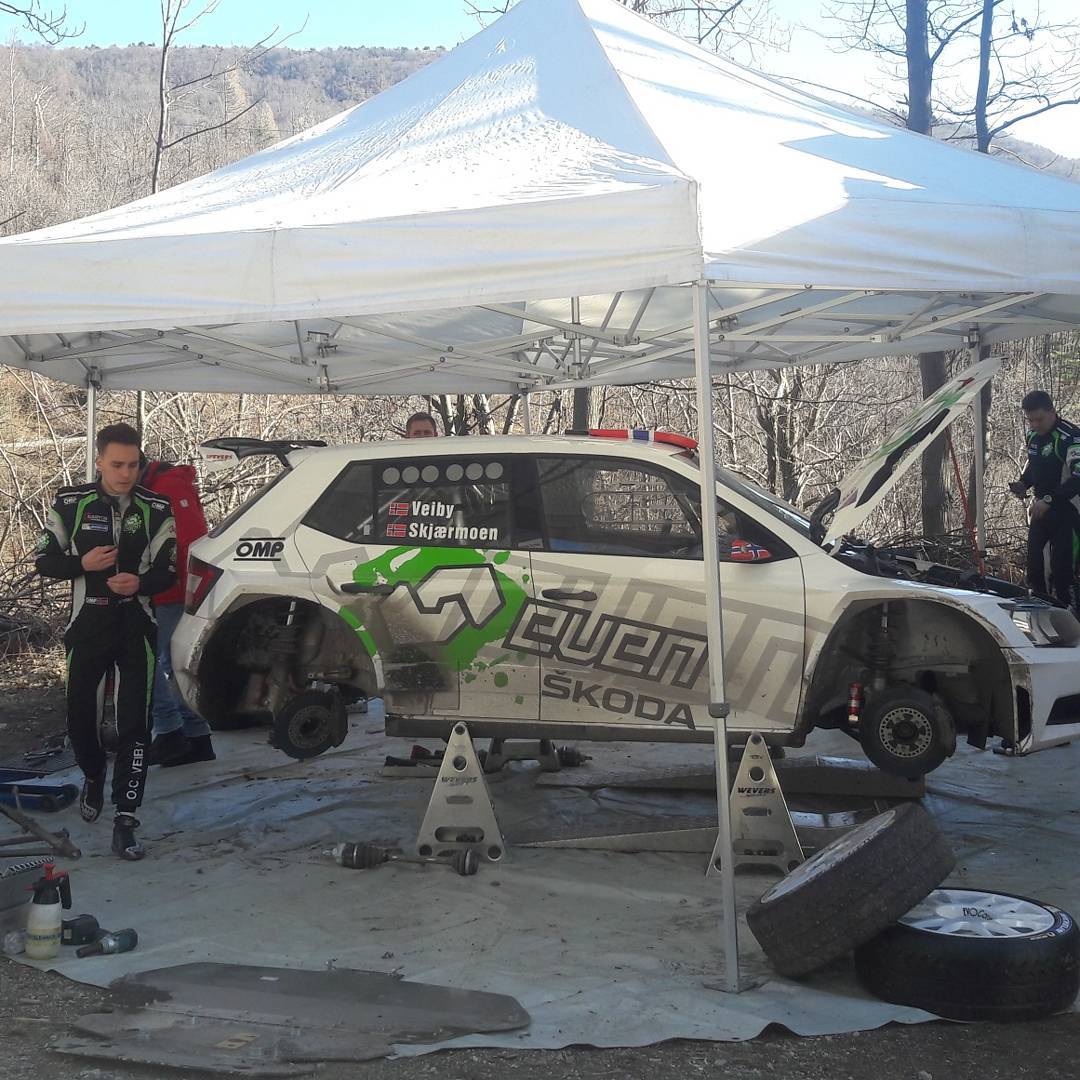 El_Risson's tweet photo. #WRC #RallyMonteCarlo test today with N°71 @OCVeiby N°34 @KevinAbbring N°35 #DeMevius N°73 @KalleRovanpera WRC2 and RC2 are ready! https://t.co/6EtKK7Ryue