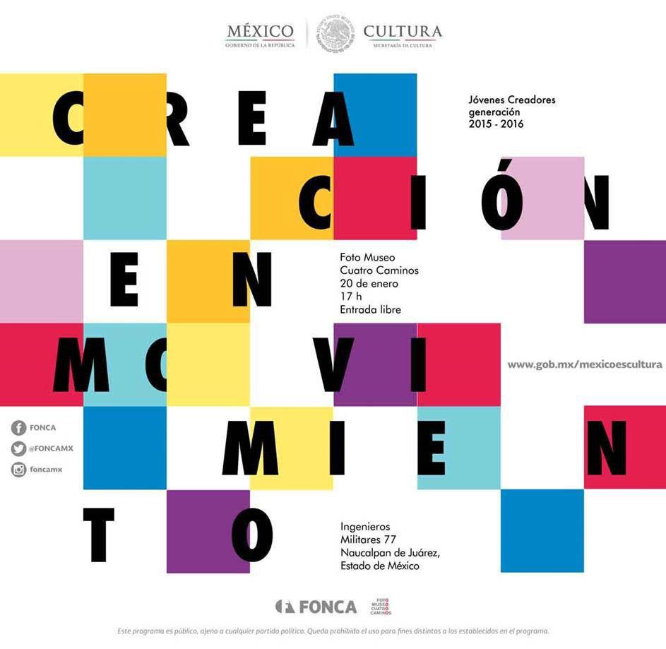 DERIVA_MX's tweet photo. A partir de hoy estará en el @fotomuseo4c la exposición itinerante con los resultados de la beca de Fonca Jóvenes Creadores donde se mostrará la deriva generada a partir de la participación de otrxs 43 becarixs. https://t.co/U7ACcmXPoO