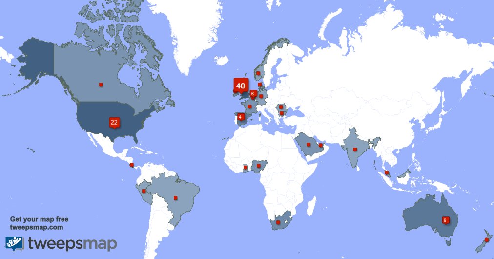 B123168392's tweet photo. My followers live in UK. (39%), USA(22%)... Get your free map: https://t.co/nkFcw97shR https://t.co/sglQjFBWaT