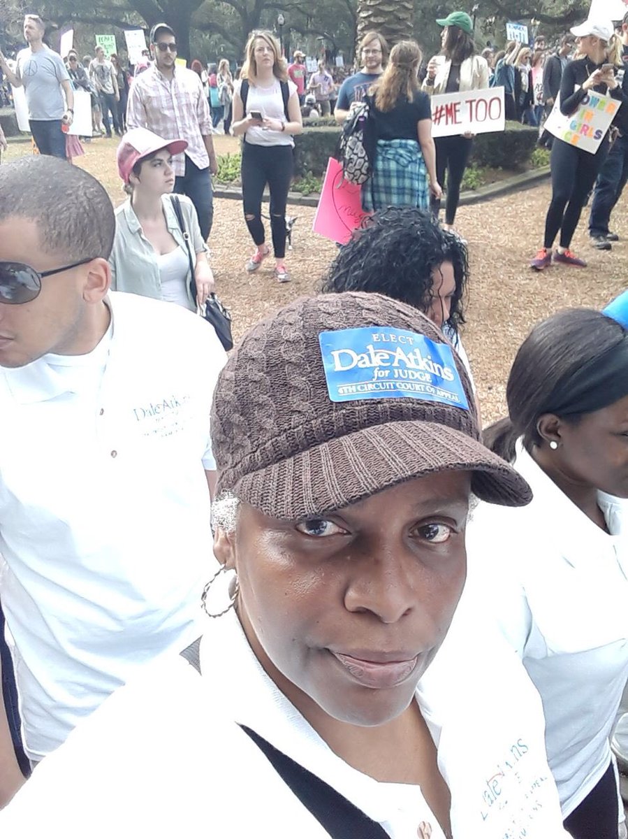 DATKINSFOR4TH's tweet photo. 1/20/18 @womensmarch 
#NewOrleans #WomensMarch2018
#DatkinsFor4th #TeamDNA 
WE CAN #DependOnDale
#OurArmyIsStrong 💪 #ItsInOurDNA https://t.co/LbGJgHOJ5C