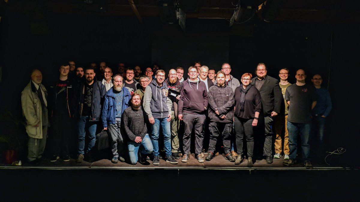 Es war eine lange, anstrengende aber konstruktive Mitgliederversammlung. Der Freifunk Rheinland e.V. hat einen neuen Vorstand: <a href="/lyzzy/">Elizabeth Vásquez Fernández</a> <a href="/pberndro/">Philip Berndroth</a> Daniel <a href="/taktv6/">🇺🇦 takt 🇺🇦 (@taktv6@infosec.exchange)</a> <a href="/arwed_zen/">Arwed</a>. Alle Infos gibt es in den nächsten Tagen. #Freifunk 🚀