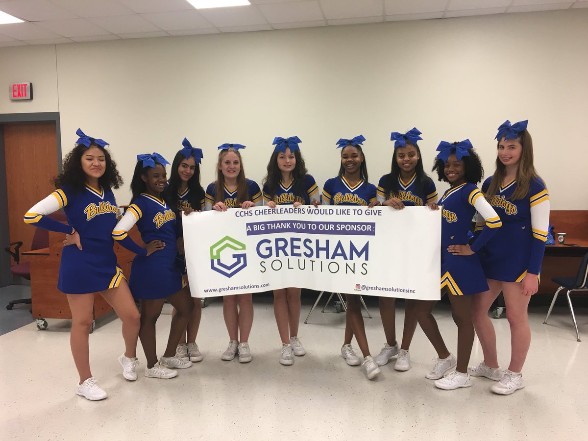 GreshamSolution's tweet photo. We are honored to support our local high school cheerleaders @ChambleeHigh.  Keep up the great work ladies! https://t.co/L7eg1lgQjj