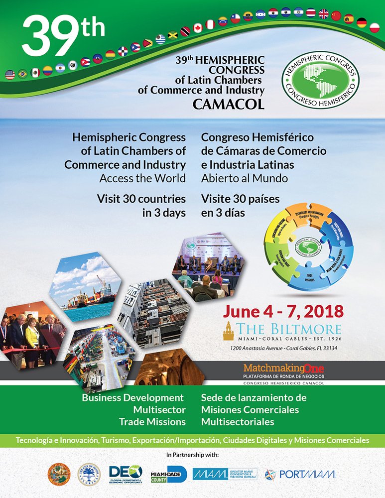 ChacoEnCamacol's tweet photo. #39congresohemisferico 39° #HEMISPHERIC #CONGRESS of #Latín #Chambers of #Commerce and #Industry #CAMACOL #Abierto al #Mundo y al #Norte #Argentino. #Seguimos #atendiendo las #consultas de los #interesados en #asistir a tan #prestigioso #evento. @marcelopajor @EnlaceChacoEEUU https://t.co/KyWIPTWv5q