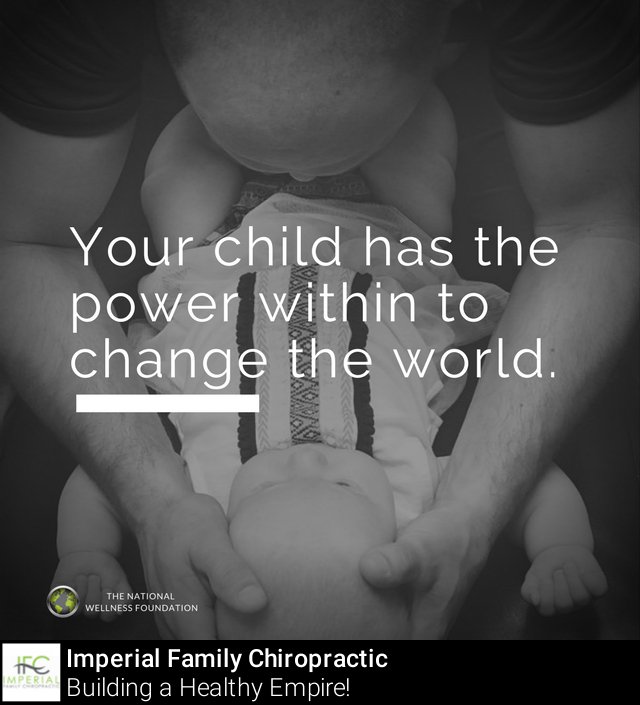 ImperialChiro's tweet photo. Moms &amp; Dads, Your child has the POWER to CHANGE the WORLD! https://t.co/yIkBPvQ07k