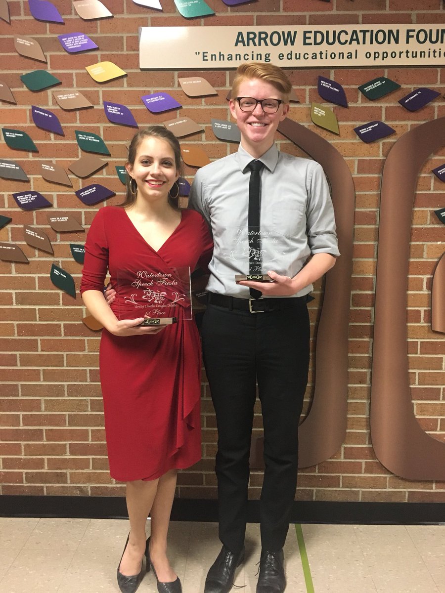 FNHspeechdebate's tweet photo. Huge congrats to North for being the #1 NoDak team at the Watertown invite!! 

@marthmallow_ and @Erica_G_Flores made quarterfinals in varsity PF!

@IsaacSpanjer and @_sofia_flores closed out varsity LD finals and were named co-champions! https://t.co/aeouwineiS