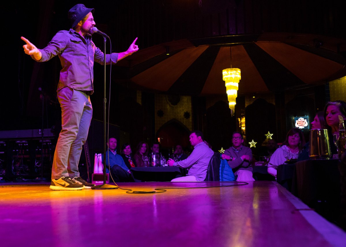FitzwaterPhoto's tweet image. Laughing with the @AkronSnowAngels last night! A photo of @mrgregmilo 's first performance!  
@TheAkronTangier
