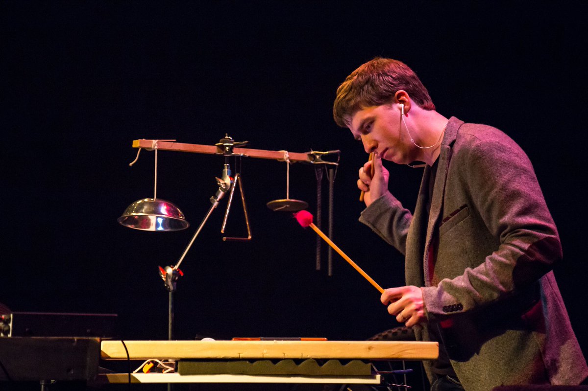 numusnw's tweet photo. Percussionist Chris Sies of @Latitude_49 performing "Other Cities" by @SpencerArias on our afternoon concert. 

📷: @myearsareopen 

https://t.co/ydbhVo5Bkp

#NUMUS18 https://t.co/ET98NxE83z