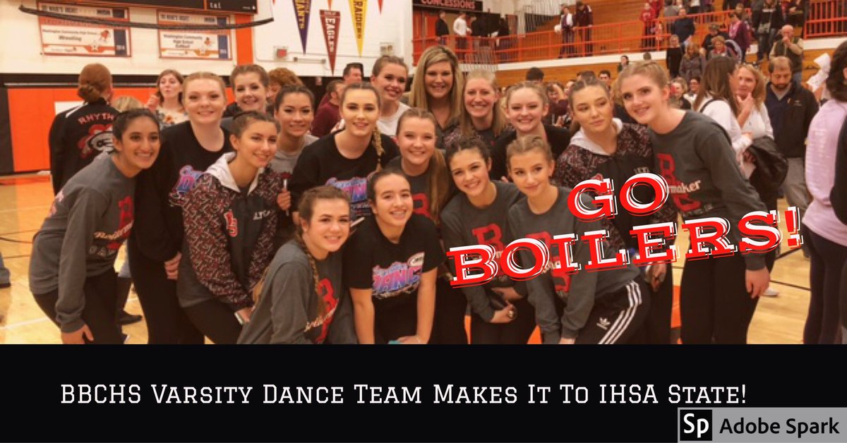 BBCHSAthletics's tweet photo. CONGRATULATIONS @BoilerDance on qualifying for IHSA State today!!! Your hard work and wonderful dancing is paying off! 💃🏼🏆⚪️⚫️🔴 #18oilerUp #Boilers https://t.co/B4gFnoHjbL