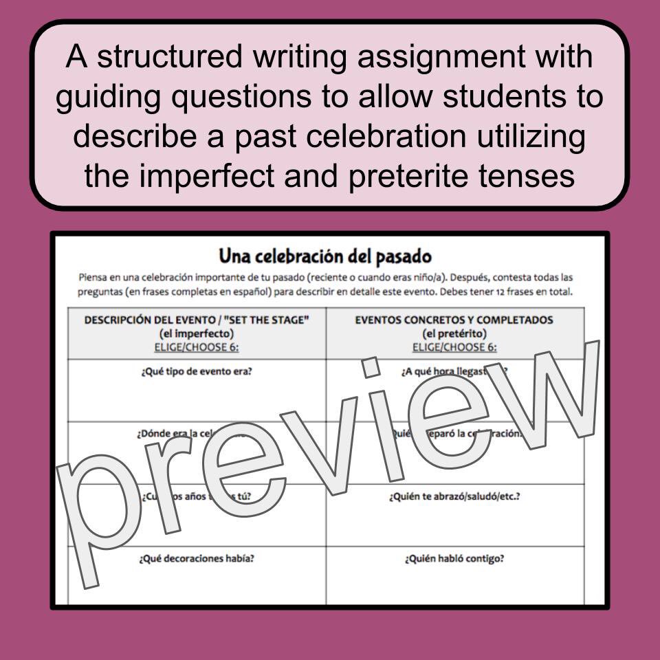 laprofe_digital's tweet photo. We are diving into pret/imp for describing events soon! Excited to use this act as sts first try at past description https://t.co/bD7oPKAM5h https://t.co/XjQHWar5Cg