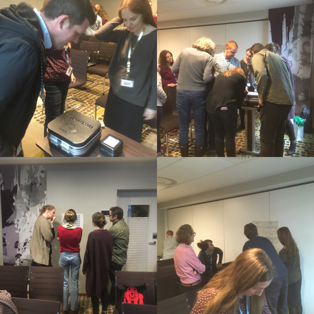 freyk_math's tweet image. Had a great time at the #ELMLE conference in Amsterdam. Great workshops that were all Middle School focused! My highlight is when my first ever @breakoutEDU presentation group broke out in 10min!!