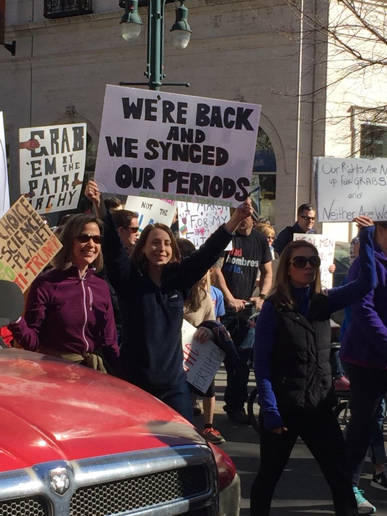 sandivincent's tweet photo. @missmayn #cltwomensmarch https://t.co/IrFrfmbFVh