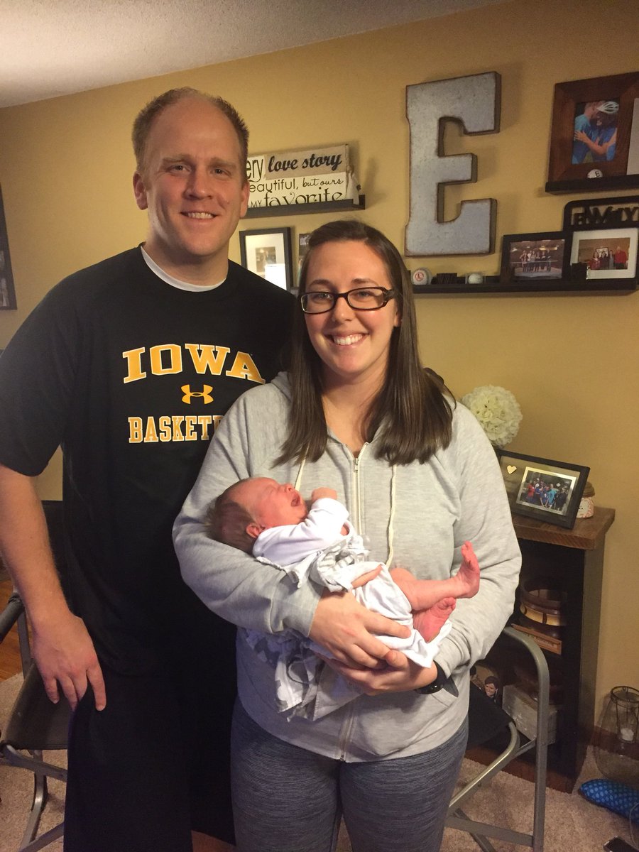 AJ__Ellingson's tweet photo. After a 10-day stop at the NICU in Rochester, @RockfordScience and I are happy to say Anna has made her debut at home. She is doing great and we are so incredibly thankful. https://t.co/5mjnW2f2DT