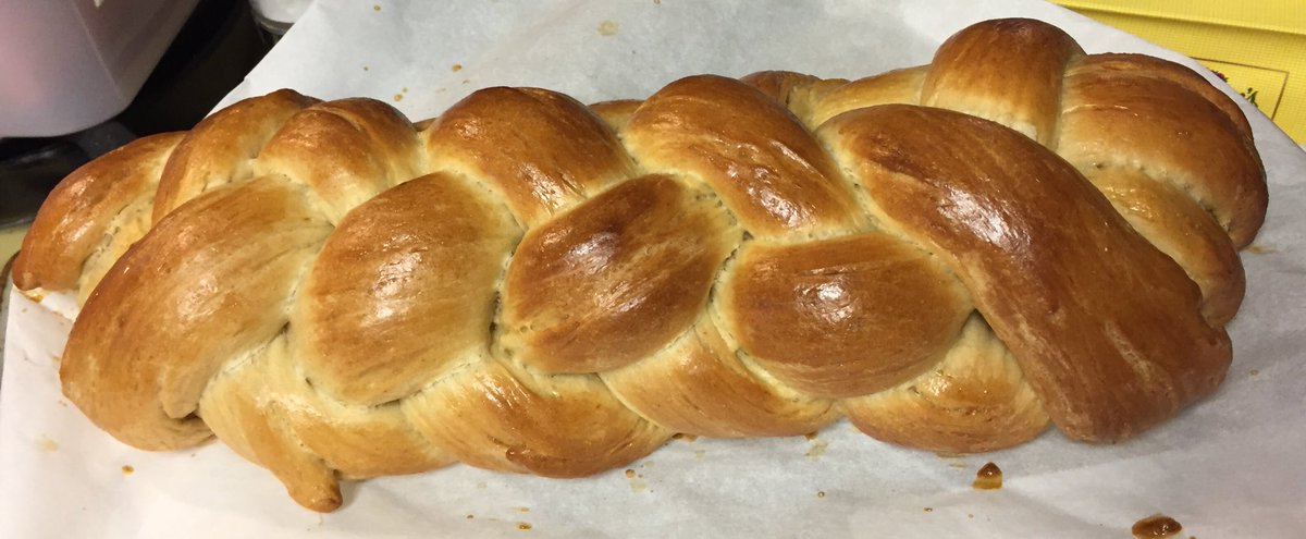 Made challah for the first time. Pretty darn tasty if I do say so myself. 😀