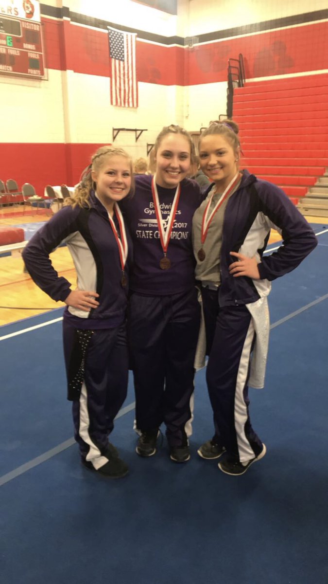 BwGymnastics's tweet photo. Down 5 girls and the girls still walk away in 11th💜 Great job girls! https://t.co/h6CBnS2BZo