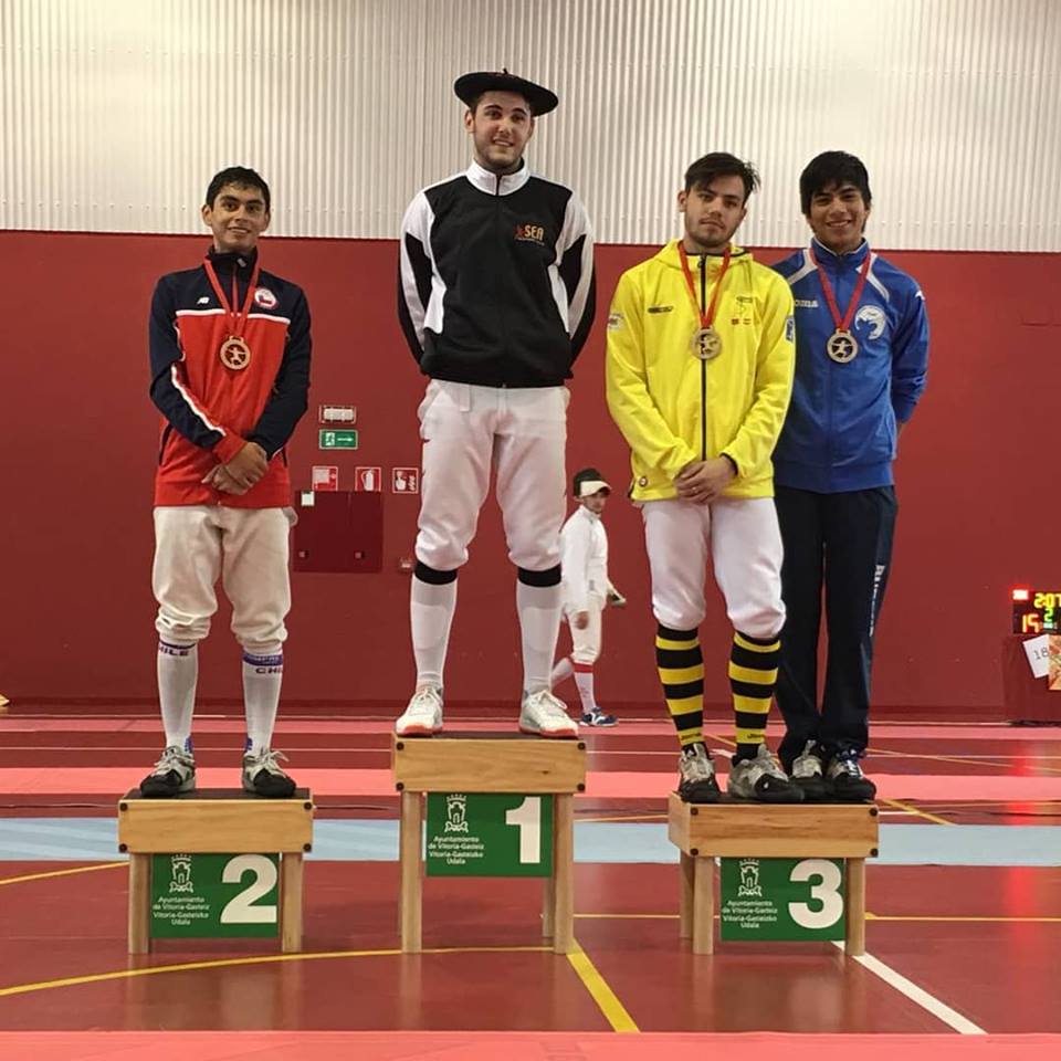 Chilesgrima's tweet photo. JORGE VALDERRAMA LOGRÓ SEGUNDO LUGAR EN RANKING NACIONAL JUNIOR EN ESPAÑA https://t.co/BB9ILvPnHC https://t.co/LFjzLC9tPh