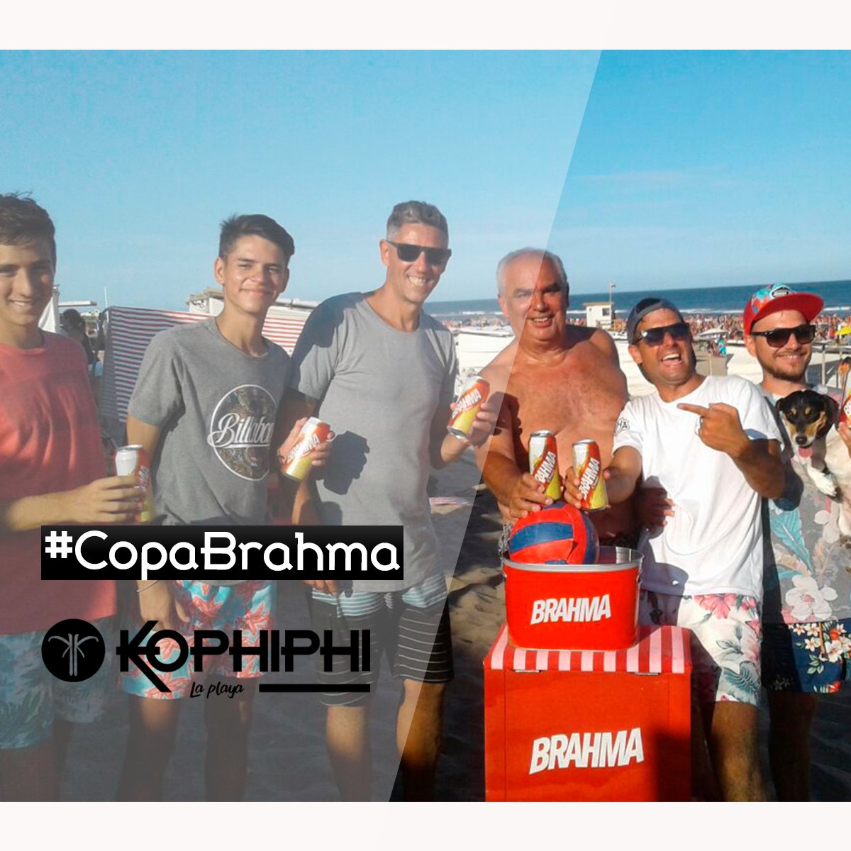 KOPHIPHILAPLAYA's tweet photo. Los #ganadores de la #CopaBrahma 🍻 en #KoPhiPhi ⛱️ Recorda que todas las tardes podes disfrutar el torneo #brahma en el #parador ⛱️ con mas onda de #pinamar 👊👇 https://t.co/k0Mtd3DIUk