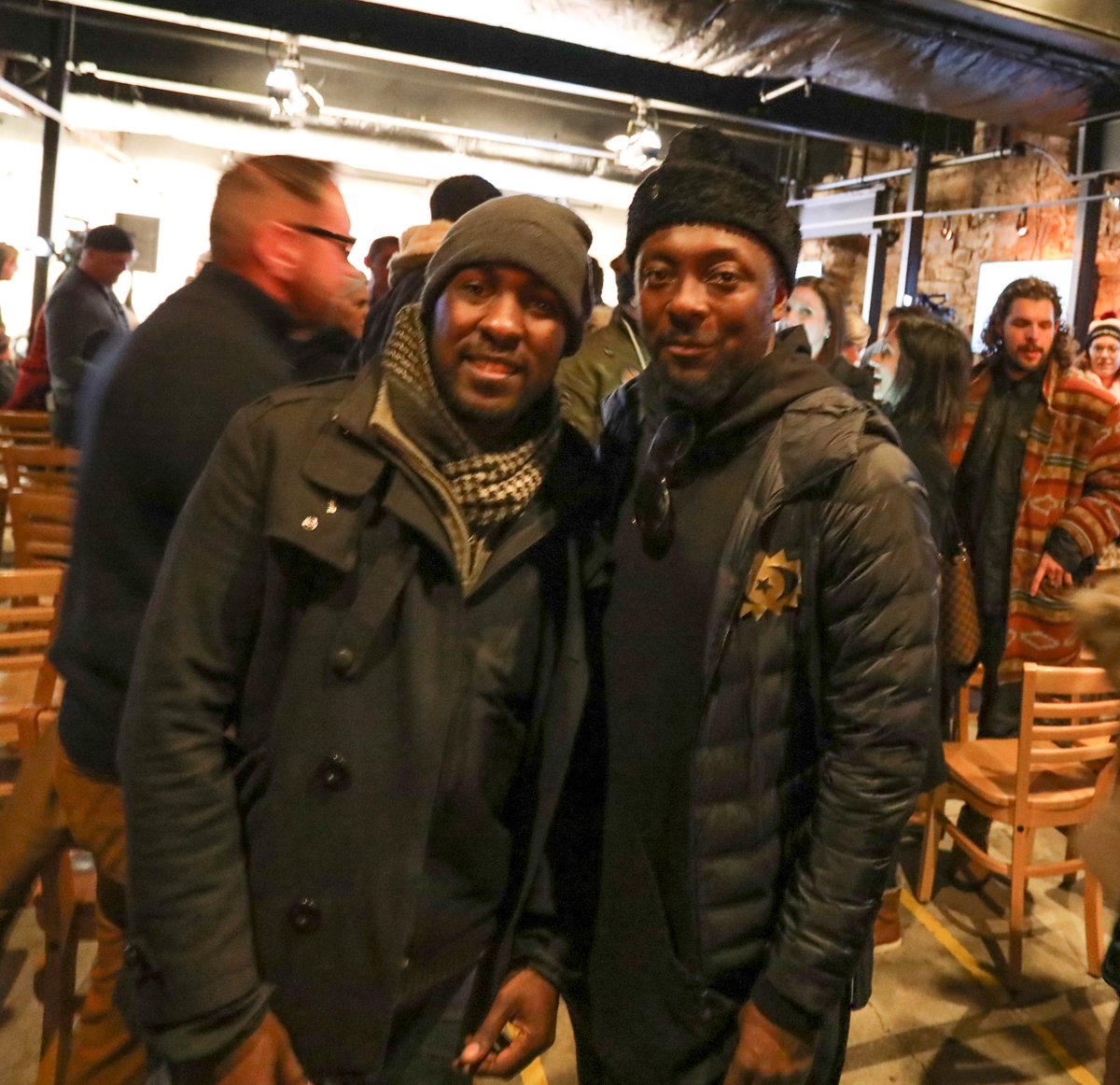 Jwine05's tweet photo. Me and Will I Am here at #Sundance2018! 
#emberSDFF https://t.co/sdprzoTRir