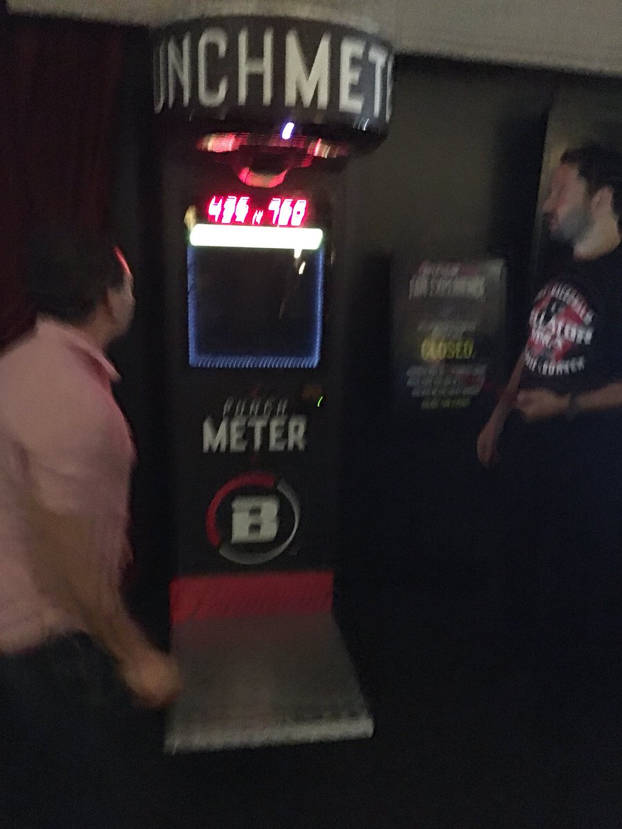 TuckerDaleBooth's tweet image. Thinking About Taking A Turn On The #PunchMeter  @BellatorMMA #Bellator192 @theforum