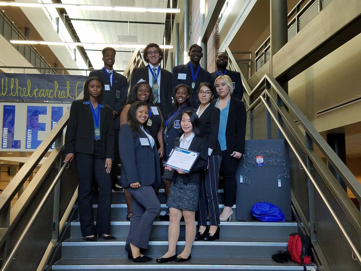 TexasDECA's tweet photo. Congratulations to all of our @TexasDECA competitors who are moving forward to State Career Development Conference in Dallas! We’ll see you in February! Be sure you and your chapter participate in #MissionComfort to earn state recognition! #BELIMITLESS https://t.co/xhY1aWX7xG
