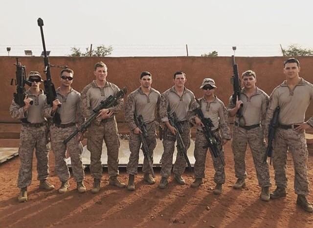 SOFJOBS's tweet photo. Scout Sniper team from 2nd Battalion, 2nd Marine Regiment...”The Warlords”. #recon #Sniper #sarc #reconMAN #ScoutSniper #specialamphibiousreconnaissancecorpsman #shadowman #hog #sendit #usmc #marines@reconsniperfoundation https://t.co/25sy8Coqiy