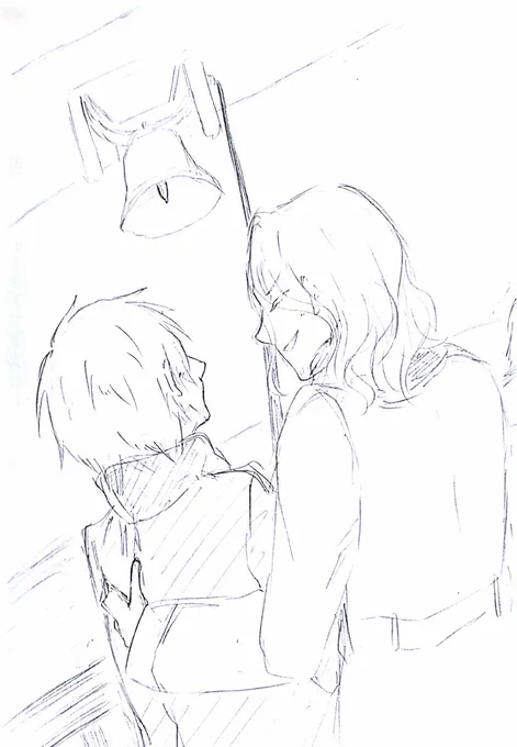 # リプ来たセリフで一コマ描く
碇さんより仏英が恋路ヶ浜をぶらぶら
まるさんよりろまで逢いたい
です!! 