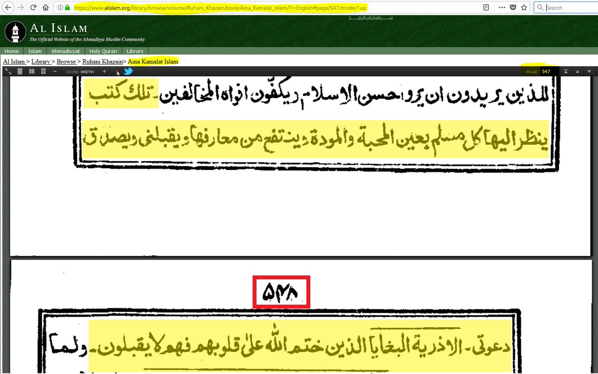 His takfir should come as no surprise. He termed Muslims who did not take from him as "offspring of prostitutes". If you don't believe this is real, there is a second zoomed screenshot on their website, with the page number of the book boxed. Source Url:  https://www.alislam.org/library/browse/volume/Ruhani_Khazain/book/Aina_Kamalat_Islam/?l=English#page/547/mode/1up